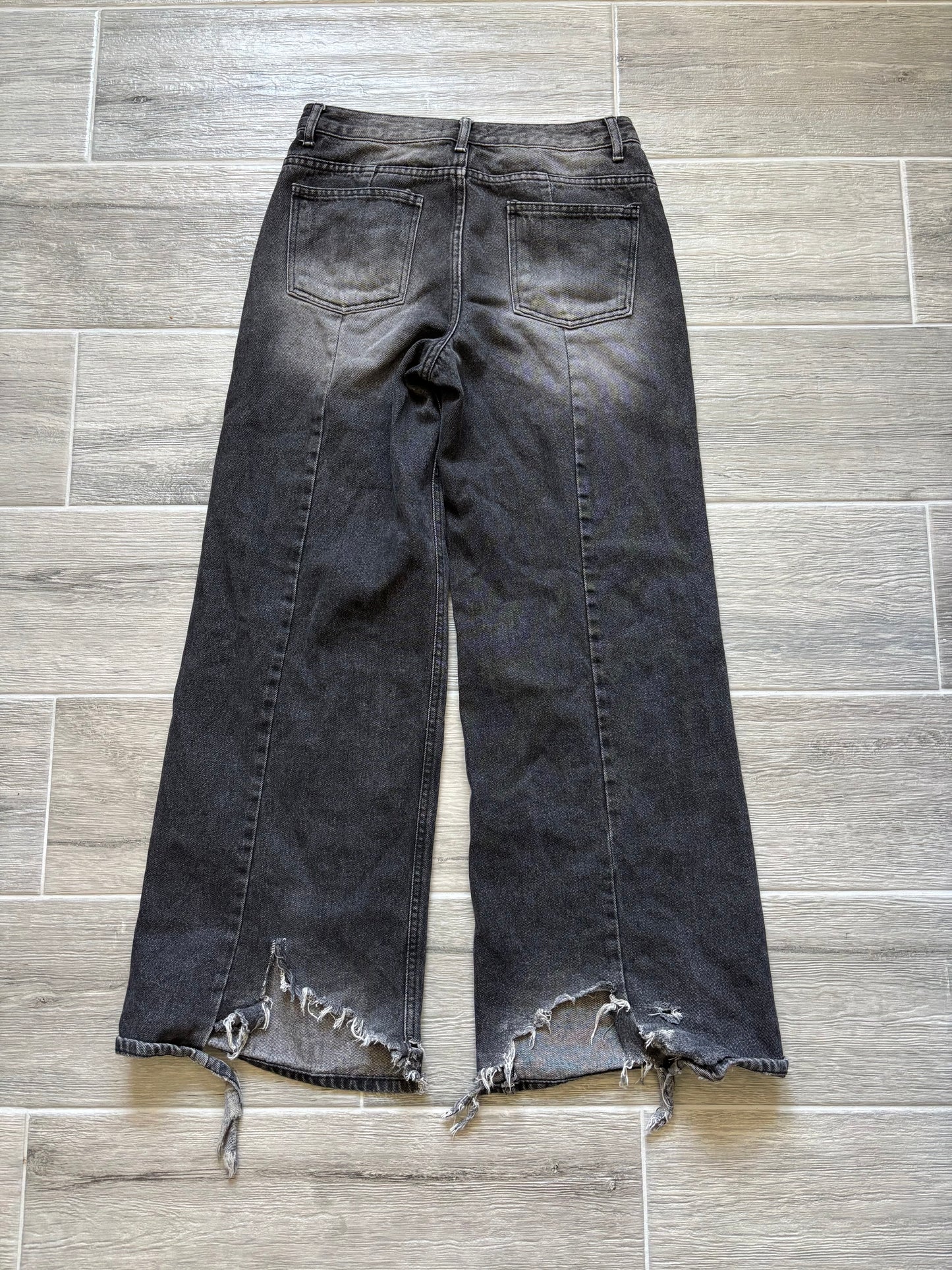 Faded Black Baggy Jeans