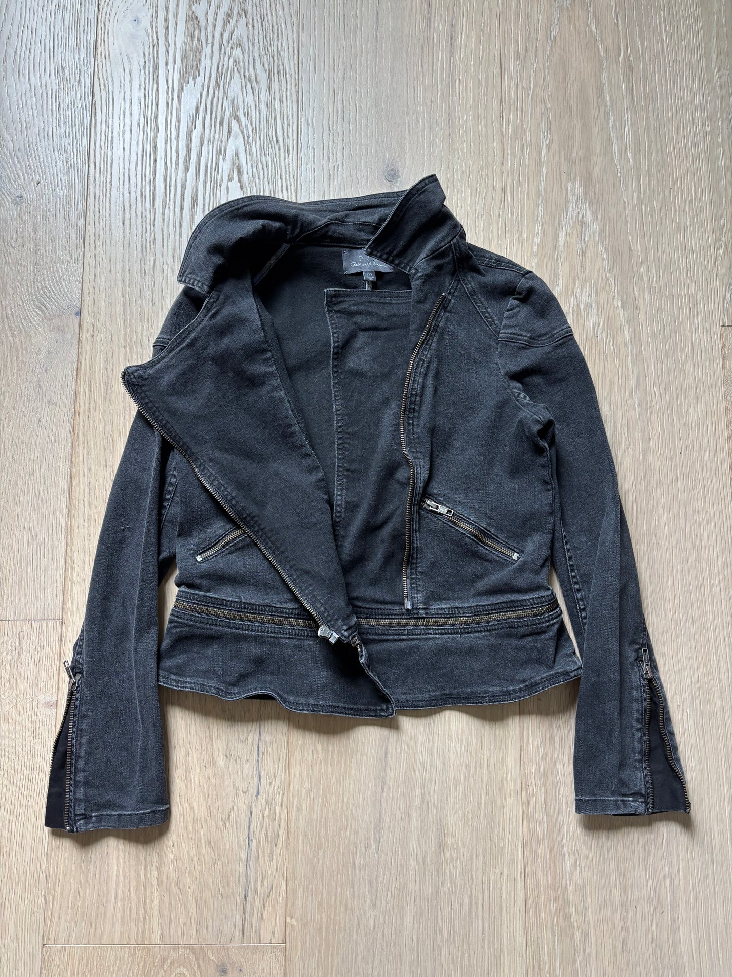 Women's Asymmetrical Modular Denim Jacket