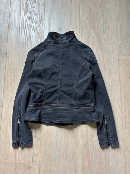 Women's Asymmetrical Modular Denim Jacket