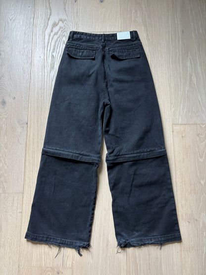 Nohl.us x WH11 Black Convertible Cargo Pants