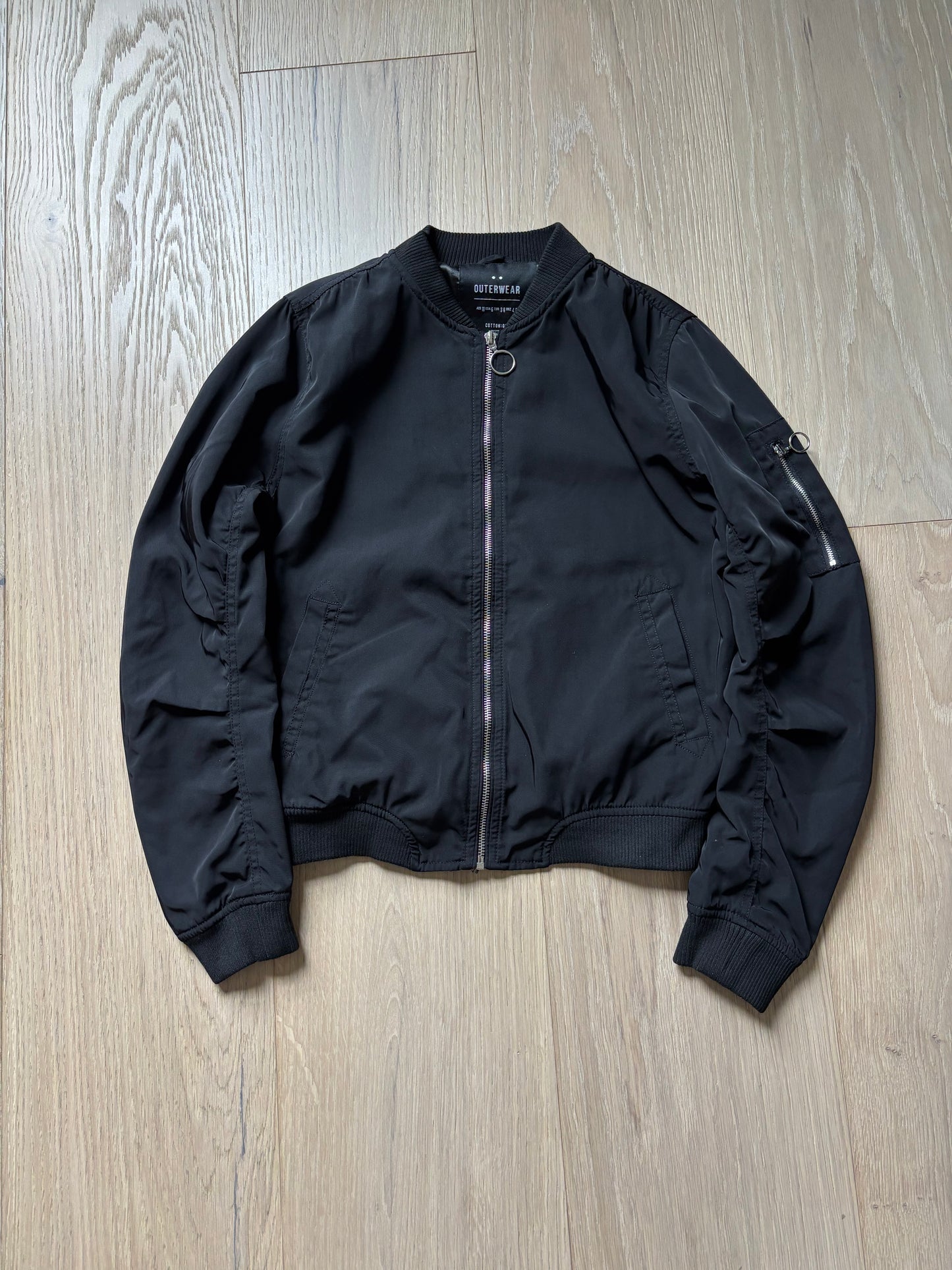 Circle Zip Bomber Jacket