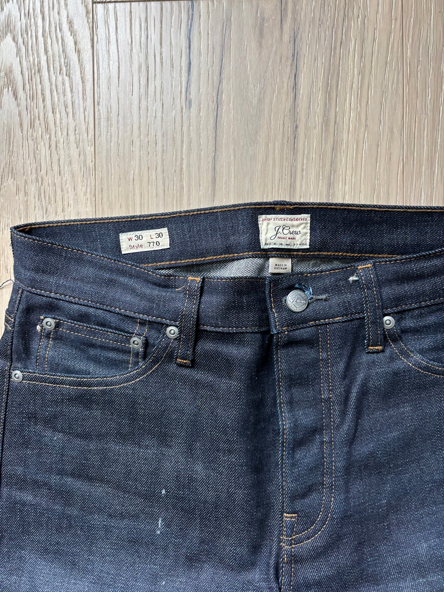 JCREW Selvedge Straight Jeans