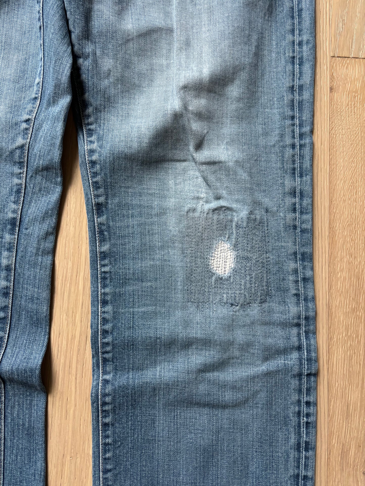 Gap 1969 Raw Hem Blue Jeans