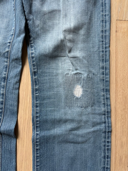 Gap 1969 Raw Hem Blue Jeans