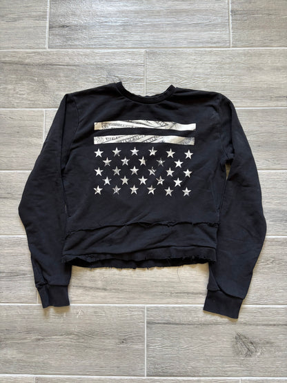 Distressed $tar Sweater