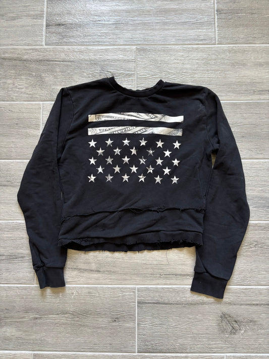 Distressed $tar Sweater