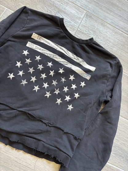 Distressed $tar Sweater