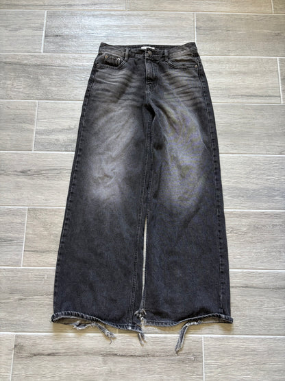 Faded Black Baggy Jeans