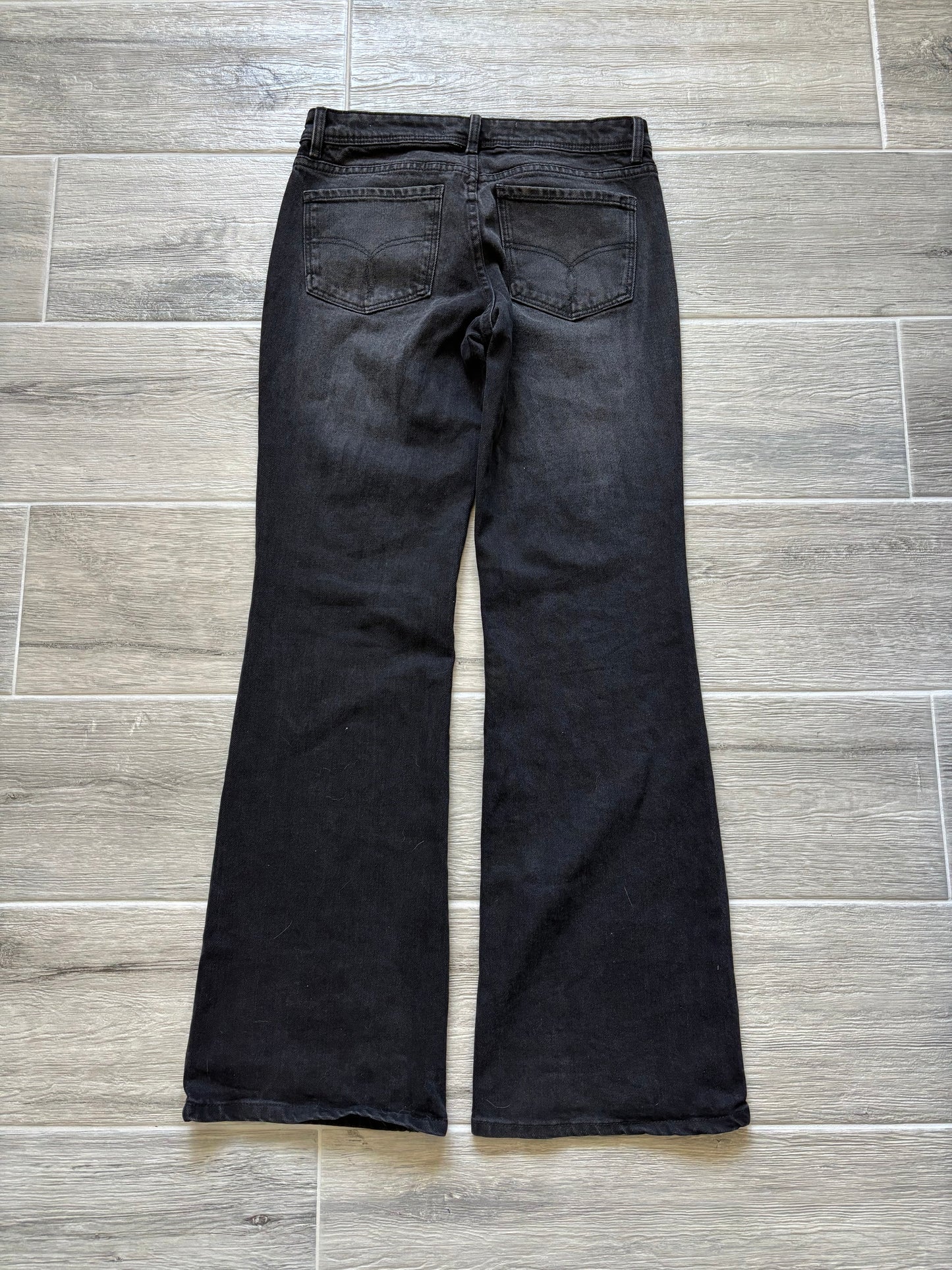 Bershka Black Flare Jeans
