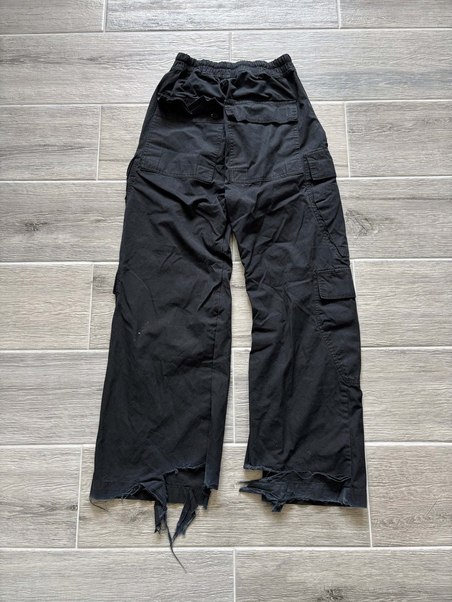 Black Baggy Cargo Pants